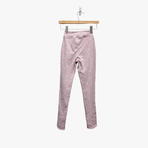NWT GYMSHARK Compression Fit Fleur Texture Leggings Dusky Pink Marl - Picture 5 of 10